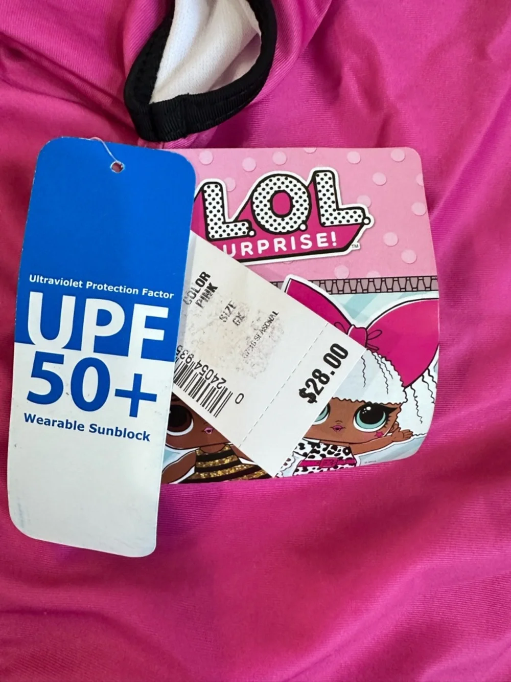 Girl’s 6x L.O.L. Swimsuit